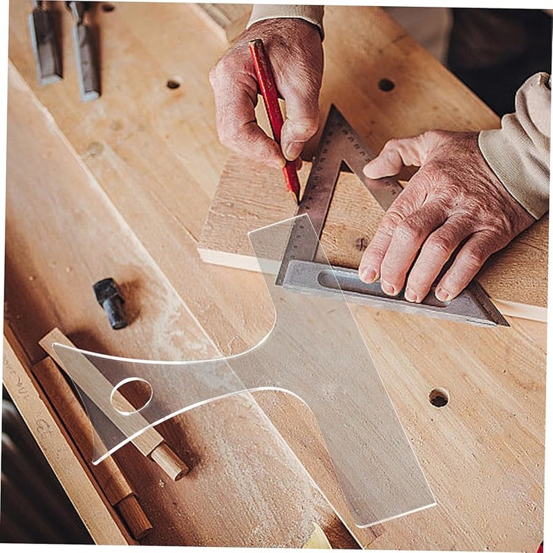 Acrylic Router Template For Charcuterie Board Handle Woodworking DIY Kitchen - Image 3